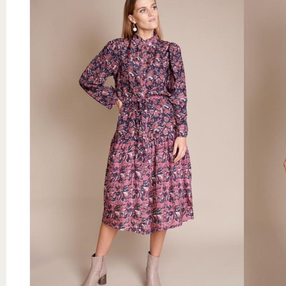 Apiece Apart Mrigin Dungrass Dress - Multi Floral